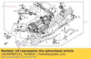 Honda 16440MBTC41 tube composite, 7.3x145 - La partie au fond