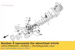 Aquí puede pedir tubo c, válvula de control de inyección de aire de Honda , con el número de pieza 18653MBG000: