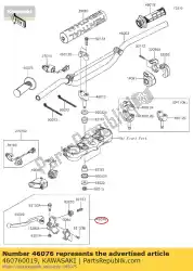 lever-assy-grip, koppeling van Kawasaki, met onderdeel nummer 460760019, bestel je hier online: