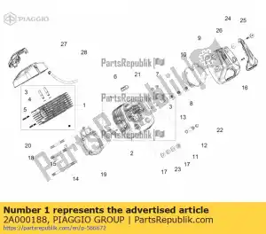 Piaggio Group 2A000188 testa rh - Il fondo