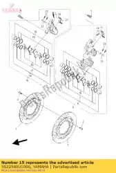 Tutaj możesz zamówić zespó? Zacisku (prawy) od Yamaha , z numerem części 5S22580U1000: