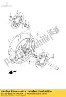 5921041G30, Suzuki, disco comp, frente suzuki gsx r 1000 2007 2008, Novo