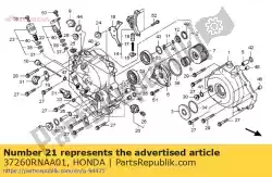 Aqui você pode pedir o sensor, pressão do óleo em Honda , com o número da peça 37260RNAA01: