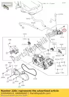 220AA0614, Kawasaki, schroefdraadkruis, 6x14 kawasaki kx  e klr b d zzr zxr r klx l c a gpz ninja j gtr uni trak zl eliminator zx9r rx dtracker gt g ex krt edition kdx z zx600 kl650 kl600 zx1000 ex305 zx750 k ke kl250 gpz305 belt drive gpz550 gpz750r kdx200 ke125 klr250 klr600 kx500 kx60 kx80 1000gt, Nieuw