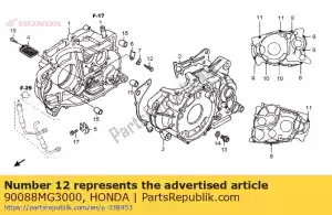 Honda 90088MG3000 ?ruba, specjalna, 8mm - Dół