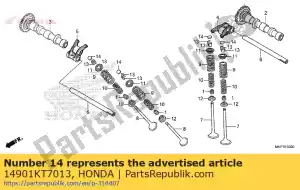 Honda 14901KT7013 cuña, tappet (1.200) - Lado inferior