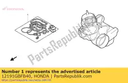 pakking, cilinder van Honda, met onderdeel nummer 12191GBFB40, bestel je hier online: