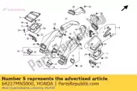 64227MN5000, Honda, caoutchouc, r. couverture de poche honda gl 1500 1988 1989 1990 1991 1992 1993 1994 1995 1996 1997 1998 1999 2000, Nouveau