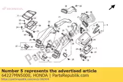 Ici, vous pouvez commander le caoutchouc, r. Couverture de poche auprès de Honda , avec le numéro de pièce 64227MN5000: