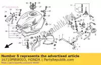 16710MBW003, Honda, pomp geheel, brandstof honda cbr 600 1999 2000, Nieuw