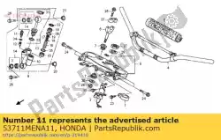 Qui puoi ordinare nessuna descrizione disponibile al momento da Honda , con numero parte 53711MENA11: