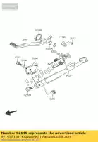 92145S166, Kawasaki, spring kawasaki klv 1000, New