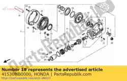 Aquí puede pedir espaciador a, corona dentada (1. 82) de Honda , con el número de pieza 41530MB0000: