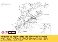 AP8144091, Piaggio Group, Caja de fusibles de goma aprilia  leonardo pegaso pegaso strada trail scarabeo 125 150 250 650 660 1996 1997 1998 1999 2000 2001 2002 2003 2004 2005 2006 2007 2008 2009, Nuevo