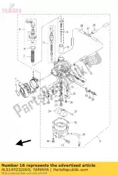 Aqui você pode pedir o parafuso, piloto em Yamaha , com o número da peça 4LS149232000: