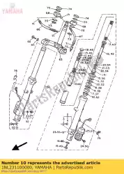 Aquí puede pedir tubo interior comp. 1 de Yamaha , con el número de pieza 1NL231100000: