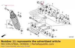 bout, flens, 12x88 van Honda, met onderdeel nummer 90153KZZ900, bestel je hier online: