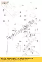 61002001100, KTM, manillar 06 ktm super duke 990 2005 2006 2007 2008 2009 2010 2011 2012 2013, Nuevo