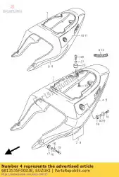 Aqui você pode pedir o fita, moldura de enseada em Suzuki , com o número da peça 6813535F00DJ8: