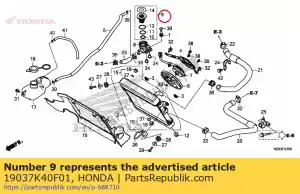 honda 19037K40F01 casquette comp rad - La partie au fond