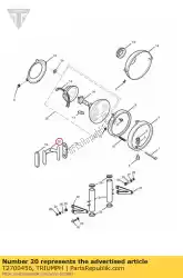 Ici, vous pouvez commander le support auprès de Triumph , avec le numéro de pièce T2700456: