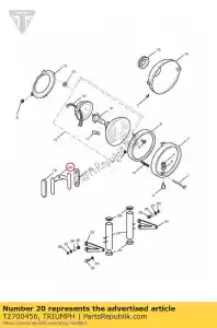 triumph T2700456 support - La partie au fond