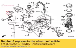 Honda 17516MCAS41 pier?cie? zabezpieczaj?cy, paliwo - Dół