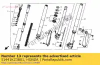 51441KZ3B01, Honda, Boulon comp., centre honda cr 250 1997 1998 1999 2000 2001, Nouveau