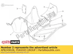 Here you can order the type appr. Data cover. Blue from Piaggio Group, with part number AP8249028: