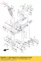 3D8221103000, Yamaha, braccio posteriore comp. yamaha  xvs 1300 2010 2011 2014 2016 2017, Nuovo