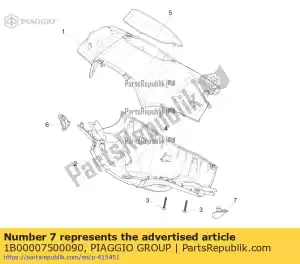 Piaggio Group 1B00007500090 lh plug - Bottom side