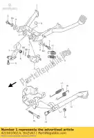 4210010G14, Suzuki, stand comp,cent suzuki an 650 2005 2006 2007 2008 2009 2010 2011 2012, New