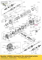 Qui puoi ordinare valigetta kvf750gjf da Kawasaki , con numero parte 140550627: