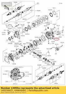 kawasaki 140550627 valigetta kvf750gjf - Il fondo