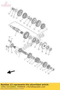 yamaha 1SN172210000 bieg, 2. ko?o - Dół