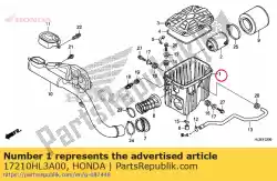 Here you can order the case air cleaner from Honda, with part number 17210HL3A00: