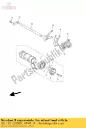 Ici, vous pouvez commander le fourche, shift 2 auprès de Yamaha , avec le numéro de pièce 5EL185120000: