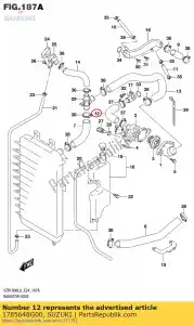 Suzuki 1785648G00 w?? tylny cyl h - Dół