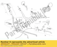 2R000247, Piaggio Group, bremspumpe derbi mulhacen e 659 2 3, Nouveau