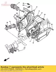 Aquí puede pedir conducto de Yamaha , con el número de pieza 2JL144370000: