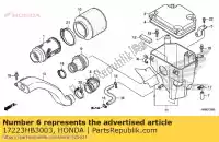 17223HB3003, Honda, veer, luchtfilterdeksel (toyo) honda  gl trx 90 250 300 400 450 500 650 680 700 1500 1988 1989 1990 1991 1992 1993 1994 1995 1996 1997 1998 1999 2000 2001 2002 2003 2004 2005 2006 2007 2008 2009 2010 2011 2012 2013 2017 2018 2019 2020, Nieuw