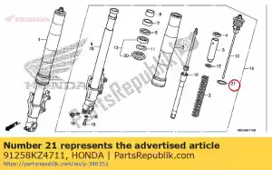 honda 91258KZ4711 oring, 39.7x3.5 - Il fondo