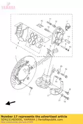 Ici, vous pouvez commander le couvercle, tuyau auprès de Yamaha , avec le numéro de pièce 5DH2314E0000: