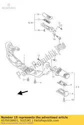 Aqui você pode pedir o foot. Assy, ??óleo. Em Suzuki , com o número da peça 4370038A01: