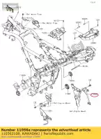 110562108, Kawasaki, beugel, reservoir er250cdf kawasaki  z 300 2015 2016 2017 2018, Nieuw