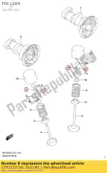 split, klep van Suzuki, met onderdeel nummer 1293232C00, bestel je hier online: