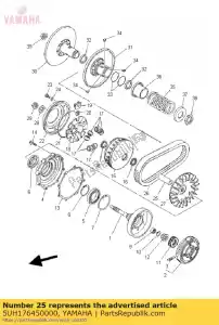 yamaha 5UH176450000 ko?nierz - Dół