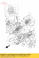 52BE51110000, Yamaha, crankcase 1 yamaha xc 115 2014, New