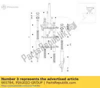 665784, Piaggio Group, forcella o ring (ricambi - mangxing) piaggio beverly bv zapma20s zapma210 zapma2100 zapma2200 250 300 350 2007 2009 2016 2017 2018 2019 2020 2021 2022, Nuovo