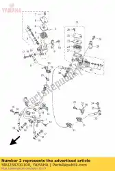 Here you can order the master cylinder sub assy from Yamaha, with part number 5RU258700100: